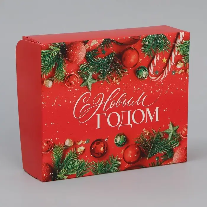 Коробка складная &laquo;Новогоднее настроение&raquo;, 20 х 17 х 6 см