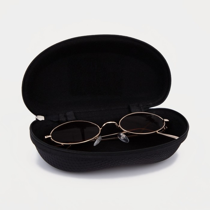 Футляр для очков на молнии, цвет чёрный