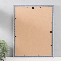 Фоторамка пластик "МИРАМ" 30х40 см, 261 белый (пластиковый экран)