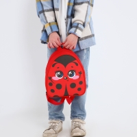 Рюкзак детский для девочки &laquo;Божья коровка&raquo;, р-р. 23х20,5 см