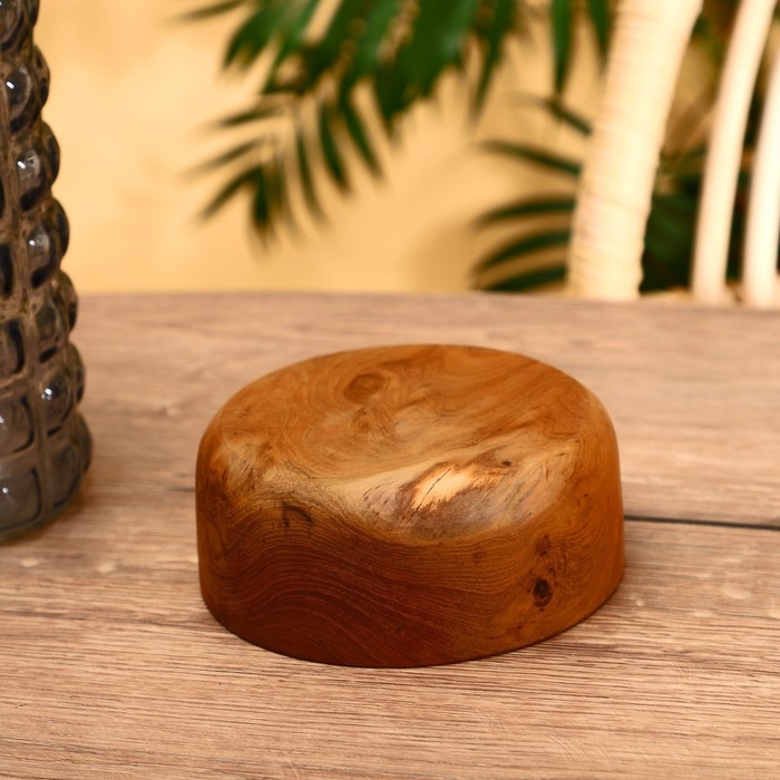 Миска 15х15х6 см, тиковое дерево