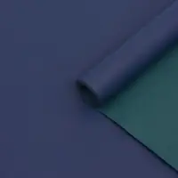 Бумага упаковочная крафт, двусторонняя, изумруд-синий 0,68 х 10&plusmn;5% м