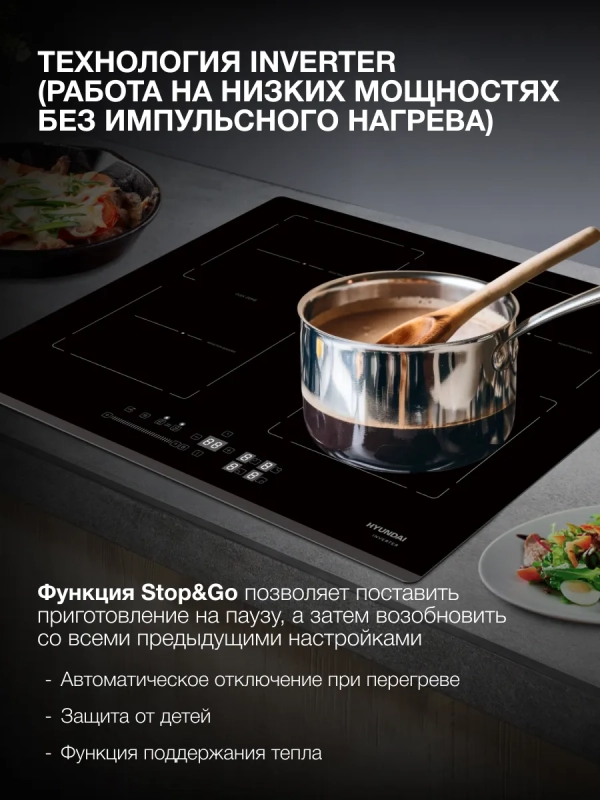 Индукционная варочная поверхность HHI 6781 BG