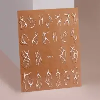 Наклейки для ногтей &laquo;Slik&raquo;, белые