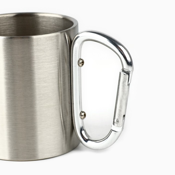 Кружка туристическая с карабином &laquo;НЗ&raquo;, 180 мл