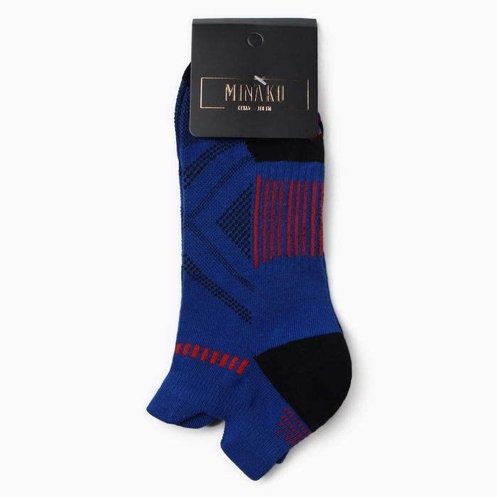 Носки мужские MINAKU укороченные, размер 38-45, цвет синий