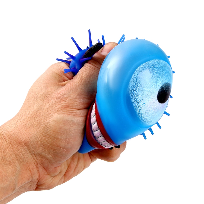 Мяч детский резиновый ёжка световой &laquo;Монстрики&raquo;, цвета МИКС , в шоубоксе