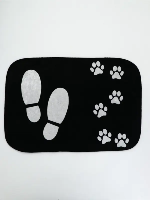 Коврик придверный &laquo;Следы&raquo;, 40&times;60 см