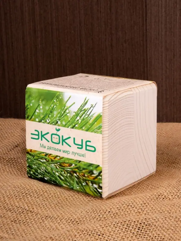 Набор для выращивания &laquo;Экокуб&raquo;, сосна