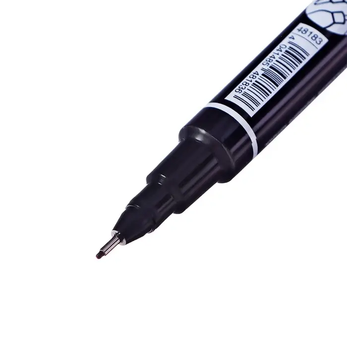 Маркер перманентный ErichKrause Double P-80, двусторонний, чёрный