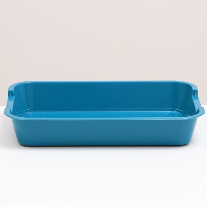 Туалет средний без сетки 36 х 26 х 6,5 см, синий