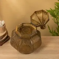 Подсвечник фонарь "Сокровища" железо 23х23х37,5 см