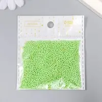 Бисер стекло 12/0 "Фисташковый" 15 гр