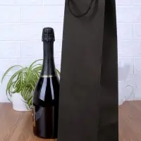 Пакет под бутылку Vindemia, черный