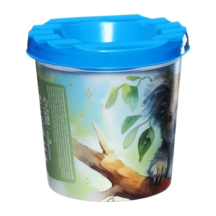 Стакан - непроливайка для рисования Calligrata &laquo;Милая панда&raquo;, 210 мл, с рисунком