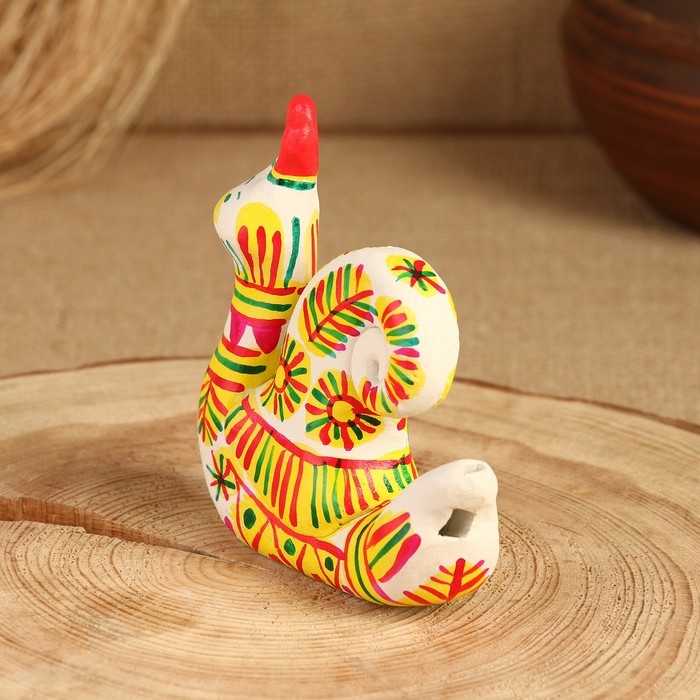 Филимоновская игрушка &laquo;Улитка&raquo;, 10 см