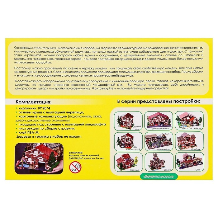 Конструктор из кирпичиков &laquo;Полиция&raquo;, 270 деталей