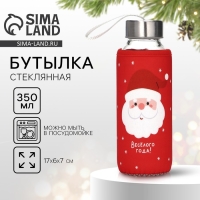 Бутылка для воды в чехле новогодняя SVOBODA VOLI &laquo;Веселого года&raquo;, 350 мл