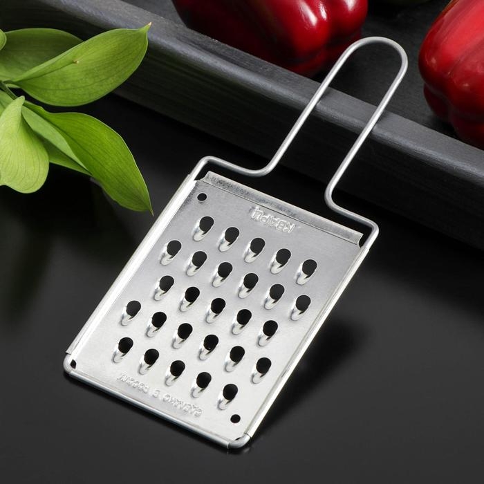 Тёрка плоская для овощей &laquo;Помощник&raquo;, 20&times;8,5 см