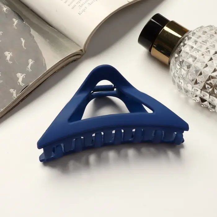 Крабик для волос &laquo;Леона&raquo;, уголок классика матовый, 10 см, МИКС