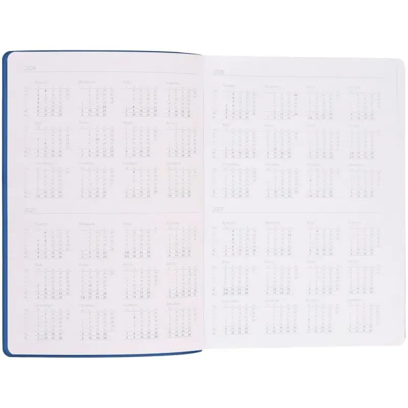 Ежедневник Flexpen Shall, недатированный, синий