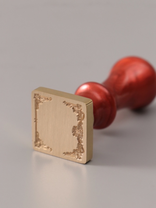 Печать для сургуча с пластиковой ручкой Печать для сургуча с пластиковой ручкой "Фигурная рамка" 6,3х2,5х2,5 см