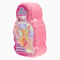 Бомбочка для ванны формовая детская, розовая, 150 г, Винкс
