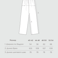 Брюки домашние KAFTAN Velvet 48-50, кофейный Брюки домашние KAFTAN Velvet 48-50, кофейный