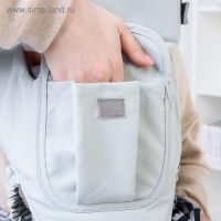 Рюкзак-кенгуру, хипсит, с карманом, для малыша от 3 до 20 кг., цвет серый Рюкзак-кенгуру, хипсит, с карманом, для малыша от 3 до 20 кг., цвет серый