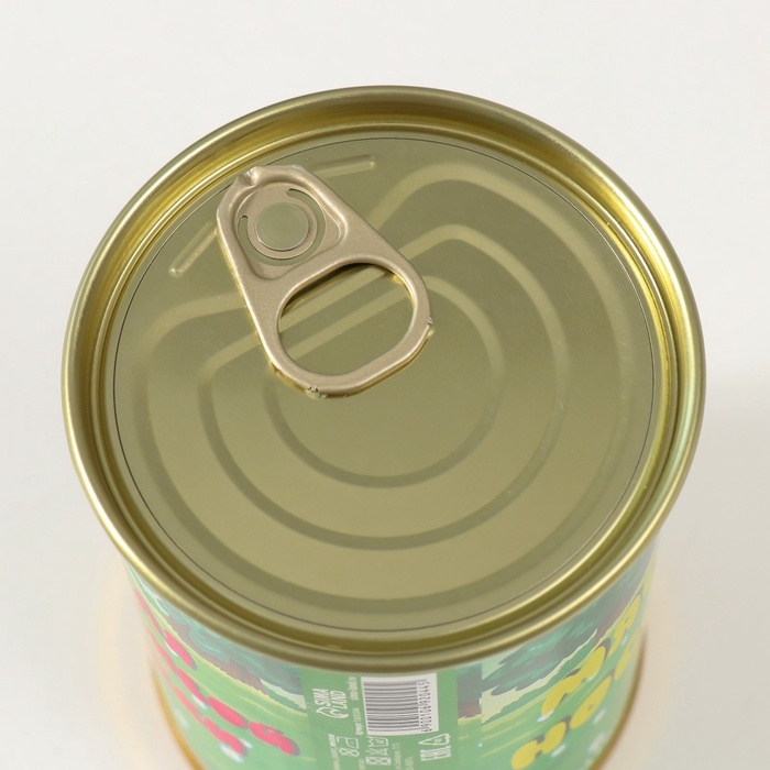 Подарочные носки в банке &laquo;Мягкие носочки для красивой ножки&raquo;, (внутри ароматизированные носки женские, цвет белый), дюшес