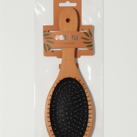 Расчёска массажная «Натурель», 8,2 × 23,3 см, цвет «светлое дерево»/чёрный Расчёска массажная «Натурель», 8,2 × 23,3 см, цвет «светлое дерево»/чёрный