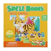 Книжка-деревяшка пазл "Животные"