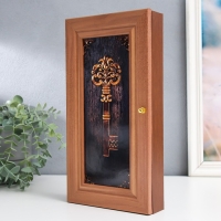 Ключница "Ключ" орех 16х31 см МИКС Ключница "Ключ" орех 16х31 см МИКС