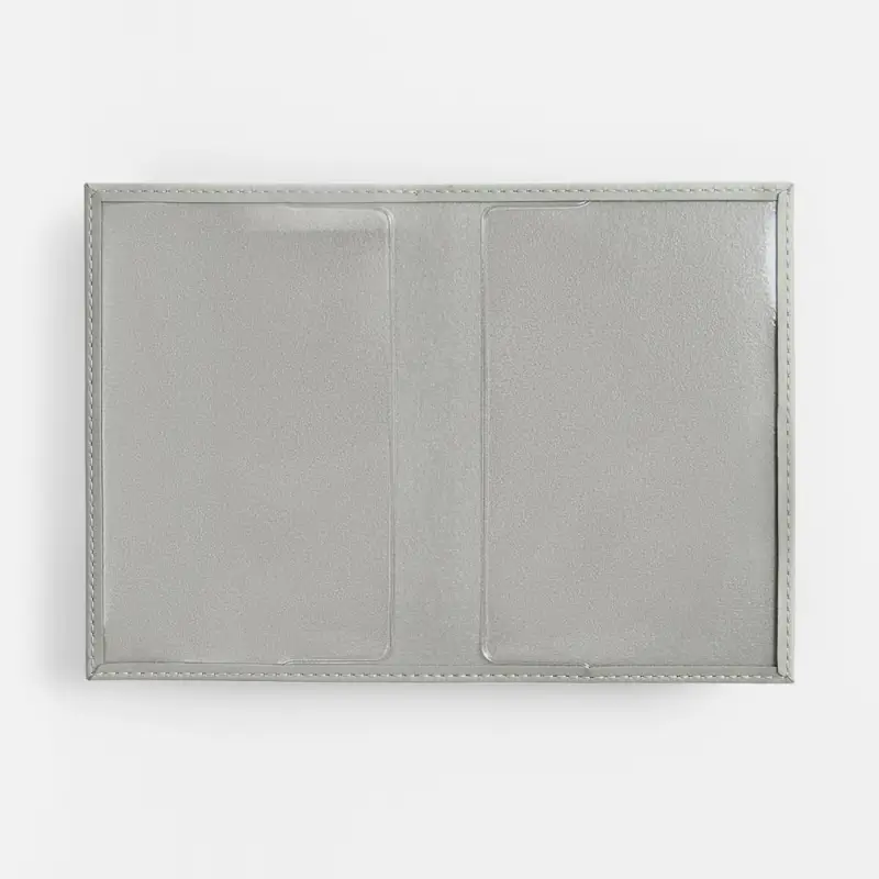 Обложка для паспорта Shall, ver. 2, серая