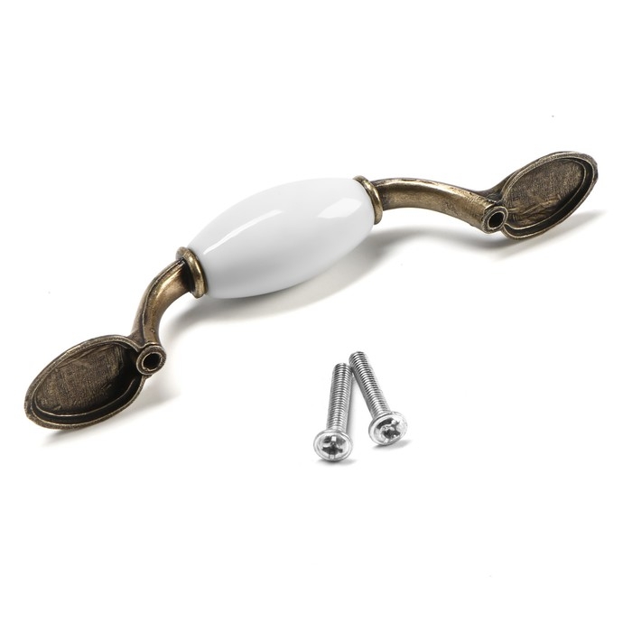 Ручка скоба Ceramics 012, 76 мм, керамическая, цвет бронза Ручка скоба Ceramics 012, 76 мм, керамическая, цвет бронза