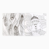 Раскраска - антистресс &laquo;Полёт фантазий&raquo;, 20 стр.