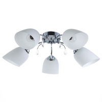 Люстра "Лиана" 5хЕ27 40Вт хром 55х55х36 см BayerLux Люстра "Лиана" 5хЕ27 40Вт хром 55х55х36 см BayerLux