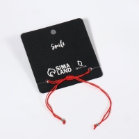 Браслет-оберег «Красная нить» Your daily life сердечко, цвет белый в серебре, 7 см Браслет-оберег «Красная нить» Your daily life сердечко, цвет белый в серебре, 7 см