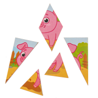 Квадраты Никитина «Животные», двусторонние Квадраты Никитина «Животные», двусторонние