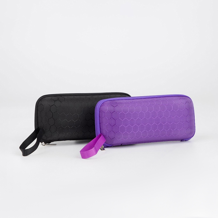 Футляр для очков на молнии, длина 17 см, цвет МИКС Футляр для очков на молнии, длина 17 см, цвет МИКС