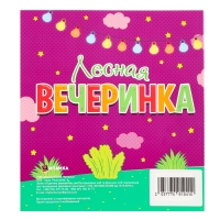 Раскраска &laquo;Лесная вечеринка&raquo;, 12 наклеек-лиц