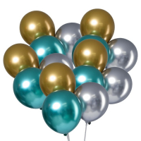 Шар латексный 12" &laquo;Хром&raquo;, металл, набор 50 шт., цвета МИКС