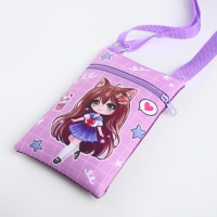 Подарочный набор для девочки &laquo;Девочка-кошечка&raquo; с сумочкой, карандашами и раскраской