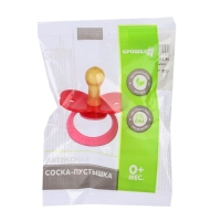 Соска - пустышка латексная классическая &laquo;Карамелька&raquo;, от 0 мес., цвет МИКС
