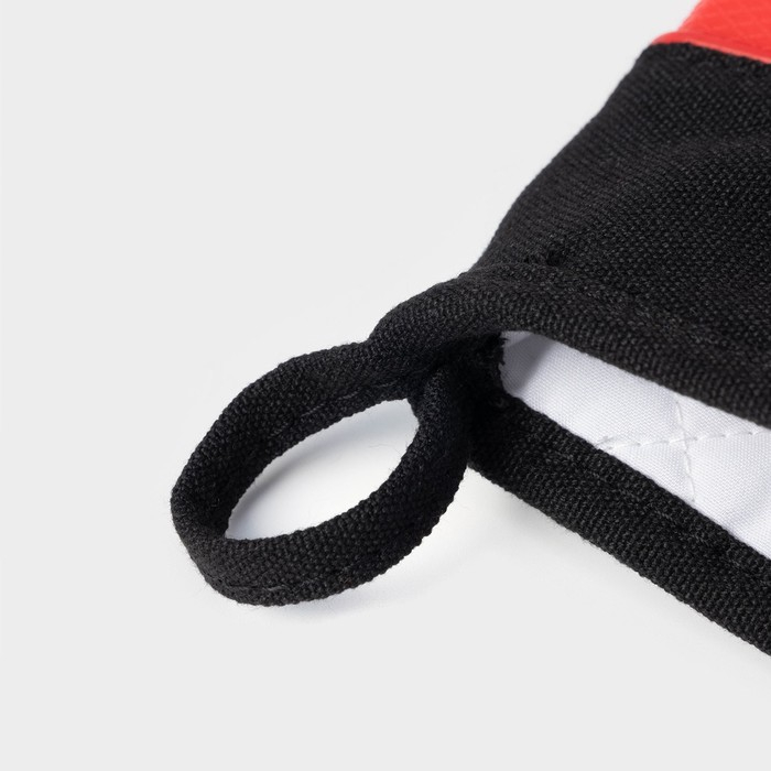 Рукавица для горячего Доляна «Профи», силикон, 28×18,5×1,5 см, с манжетой, цвет красный Рукавица для горячего Доляна «Профи», силикон, 28×18,5×1,5 см, с манжетой, цвет красный