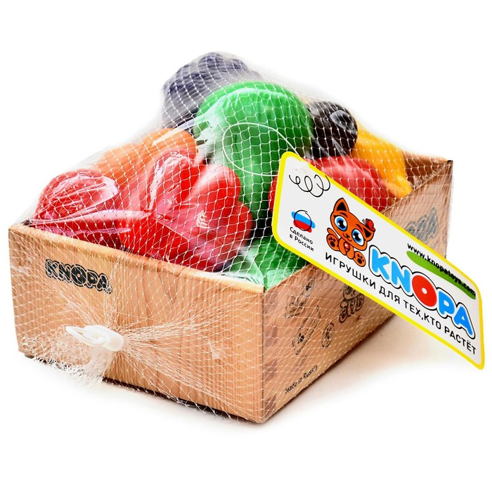 Набор в большом ящике &laquo;Фрукты-овощи&raquo;, 22 элемента