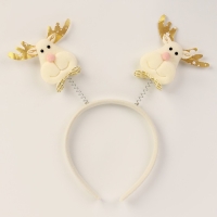 Новый год! Карнавальный ободок &laquo;Олень&raquo;, цвет золотой