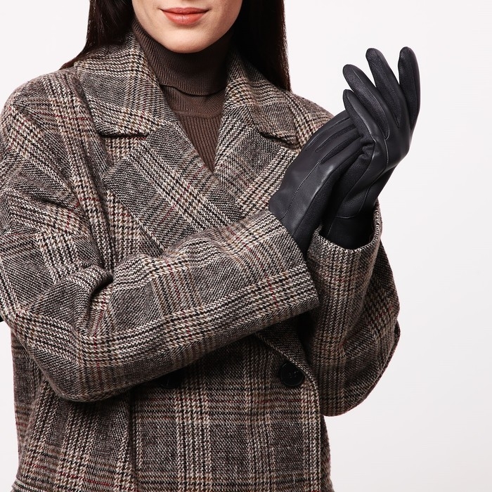 Перчатки женские, безразмерные, без утеплителя, цвет серый Перчатки женские, безразмерные, без утеплителя, цвет серый