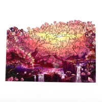 Пазлы деревянные фигурные «Путь к Востоку» фигурные светящиеся детали, 194 элемента Пазлы деревянные фигурные «Путь к Востоку» фигурные светящиеся детали, 194 элемента