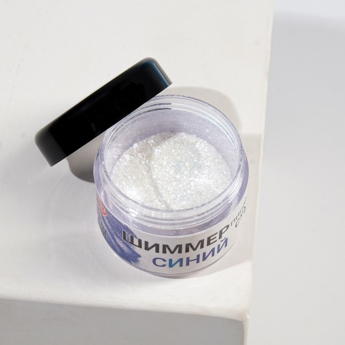 Шиммер для напитков КондиМир "Синий", фракция 200-700 &micro;m, 5 г